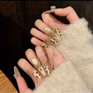 Press On Handmade Nail Art 10Pcs/Sets Free Tools